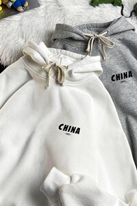 WY2248-P35 加绒款-P40 纯棉连帽卫衣男大码运动帽衫宽松薄图片