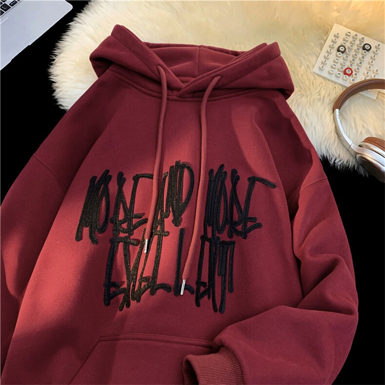 现货高品质重磅潮牌涂鸦贴布绣连帽卫衣TT012-加绒P65控89，男装卫衣，星座804-1