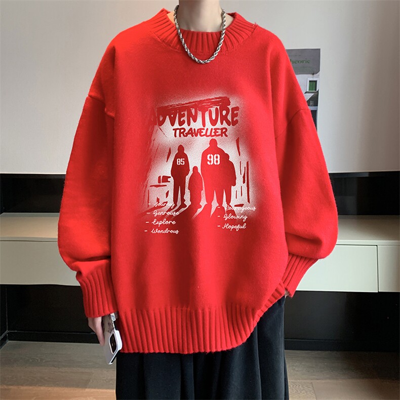 8XL半高领毛衣男大码胖子针织衫毛线衣M18374-P45加绒款-P65,男装针织衫/毛衣,电商A040