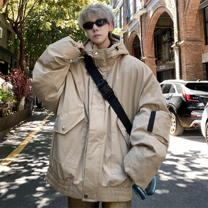 棉服男2025新款宽松休闲加厚保暖棉衣外套 M9066 P110 控158起图片