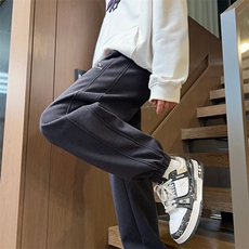 美式高街灯芯绒休闲裤男士宽松运动哈伦束脚卫裤男K880*P35控58，男装休闲裤，星座227-1