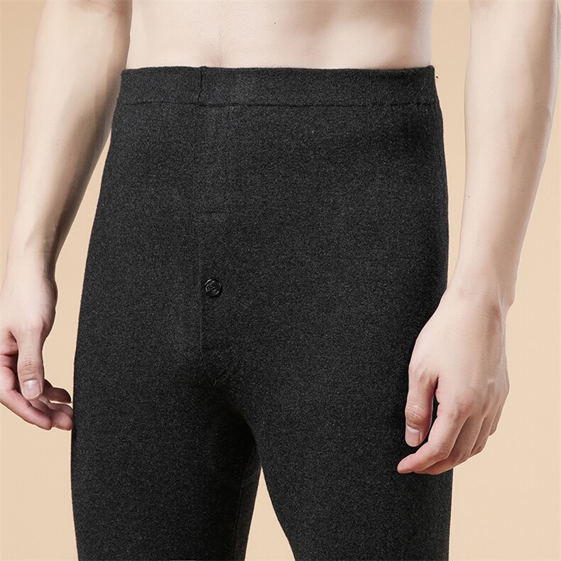 BF1604钱塘2020-2秋冬季厚款休闲简约中年男士保暖毛裤货稳P52，男装棉裤，钱塘207-2