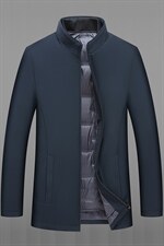 羽绒服男士外套冬季2023年新款立领加厚爸爸冬装外套J619-P260，男装羽绒服，电商B212（原钱塘6029）