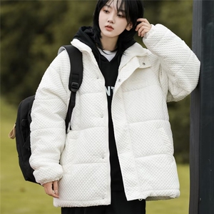 潮流情侣装外套冬季羽绒棉服2025新款高级感小众特别的衣服棉衣