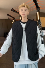 冬季港风男装外套宽松百搭棉马甲保暖羽绒棉棉服男坎肩MJ106-P68，男装背心/马甲，电商B295