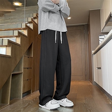 秋季男士休闲裤直筒卫裤宽松长裤运动裤褶皱大码A266-KZ456-P45，男装休闲裤，电商A266