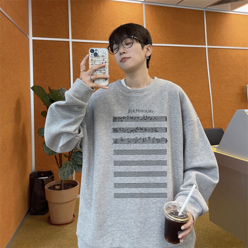 华夫格！华夫格卫衣男HW505-特P23图片