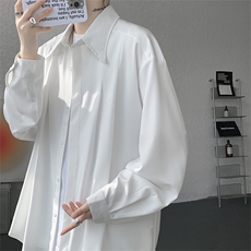 春秋男士衬衫外套韩版休闲长袖衬衫打底西装领四季可穿衬衫P45，男装T恤，电商B319