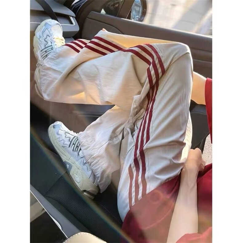 网络图现货!百搭速干裤休闲裤男高街三条杠潮流长裤子RK59-P45,男装休闲裤,星座1005-6