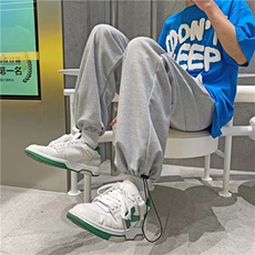男休闲抽绳华夫格休闲裤卫裤运动裤大码青少年裤子B405P33，男装休闲裤，星座1116-2
