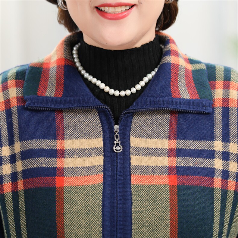 中老年人毛衣开衫女羊毛外套针织爸爸妈妈情侣装本命年爷爷奶奶,男装中老年男装,亚东羊绒制品