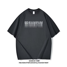 夏季薄款速干透气大码宽青年T恤宽松纯棉半袖短袖B1466-P28网图，女装T恤，电商B245