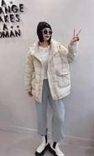 韩版宽松大版羽绒服，女装羽绒服，那简