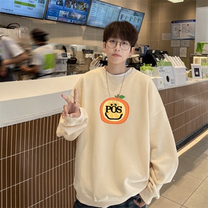 ！圆领卫衣男装港风长袖t恤男外套男 WY509-特P23图片