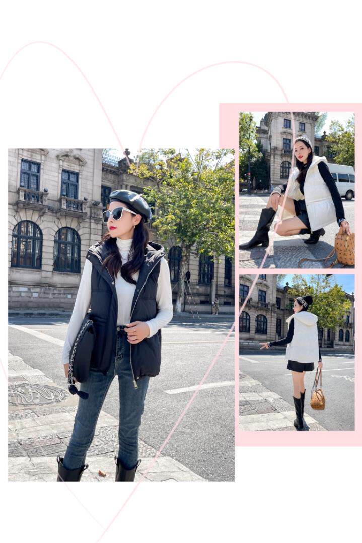 马甲，女装马甲，红嘴鸥