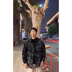 美式复古高级感牛仔夹克外套男春秋季新款宽松休闲夹克JA45-P77，男装夹克，星座208-5