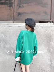 撞色复合卫衣主推主推，女装卫衣/绒衫，一杭