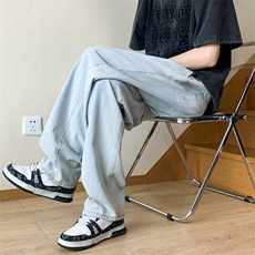 夏季休闲牛仔短裤休闲直筒五分裤中裤宽松美式K823特批35，男装休闲裤，星座718-1