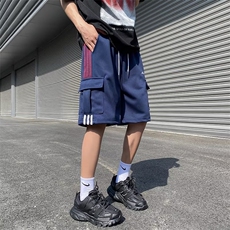夏季宽松工装裤男五分裤大码短裤新款潮牌休闲中裤男士DK130-P33，男装休闲裤，星座1109-3