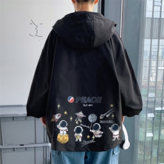 ！港风风衣男短款长袖夹克男休闲外套男上衣男DJK293-P45，男装夹克，电商B371