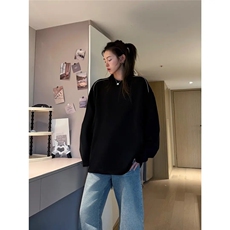 流行日系时尚ins文艺慵懒气质长袖卫衣新款百搭原宿潮流简约，男装卫衣，星座506A