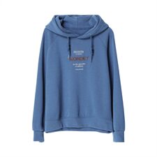 时尚宽松连帽刺绣卫衣女新款韩版百搭显瘦长袖上衣外套秋冬季加绒加厚学生潮，女装卫衣/绒衫，简韵佳