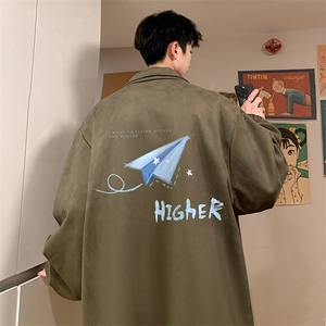 麂皮绒夹克男大码立领褂子外套JK85270-P68 加绒款-P78图片