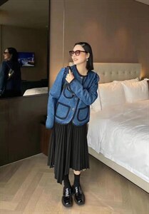 【现货】欧货小香风牛仔图片