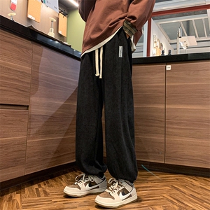 特价P23！！！雪尼尔羊羔绒加厚加绒卫裤欧棉绒大码运动裤男K945图片