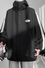 JK9012/P70春装新款两面服中性风夹克男防水冲锋衣宽松外套两面穿，男装夹克，电商A141