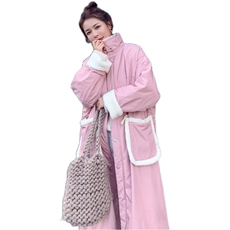 现货271-1631高品质羊羔毛工装棉衣外套，女装棉衣/棉服，浙宝271
