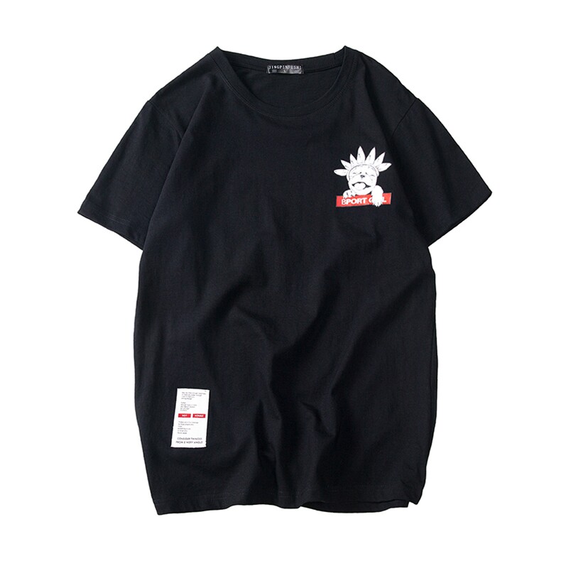 夏季男士短袖t恤青少年韩版圆领个性半袖体恤潮流衣服DS111T,男装T恤,电商A102