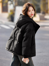 短款羽绒服女冬季2024新款高端洋气小个子云朵泡芙面包服外套，女装羽绒服，靓衣阁