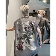 B282-2475-P28麂皮绒坎肩背心报纸花美式无袖大码，男装背心/马甲，星座517A-8（原B282）