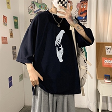Q11147-P30春夏季七分袖t恤男大码五分袖男短袖中袖，男装T恤，电商A040