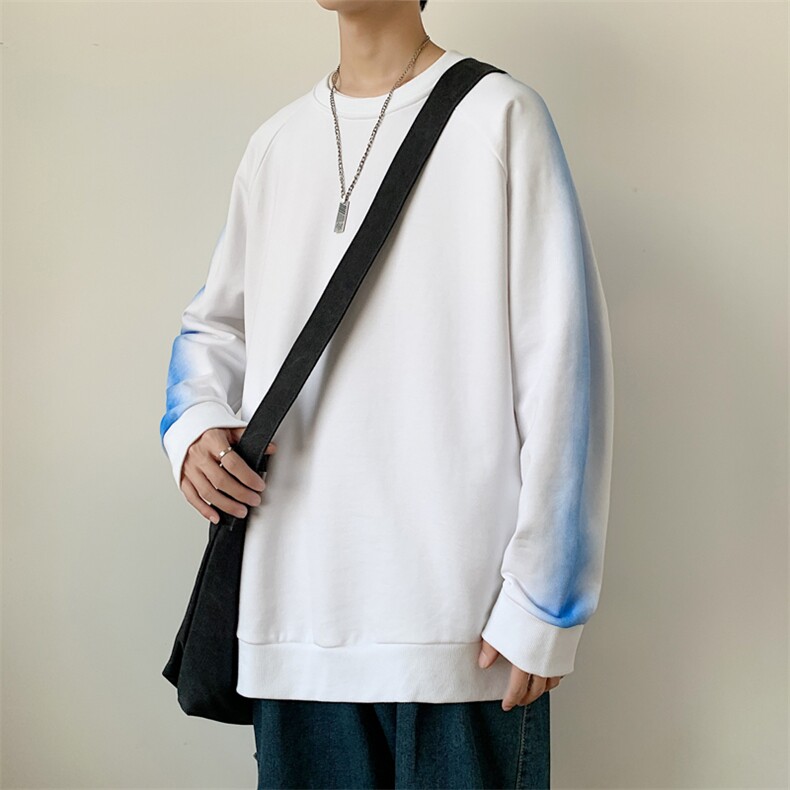 秋季新款男百搭白墙港风卫衣W103-P30控60,男装卫衣,星座717