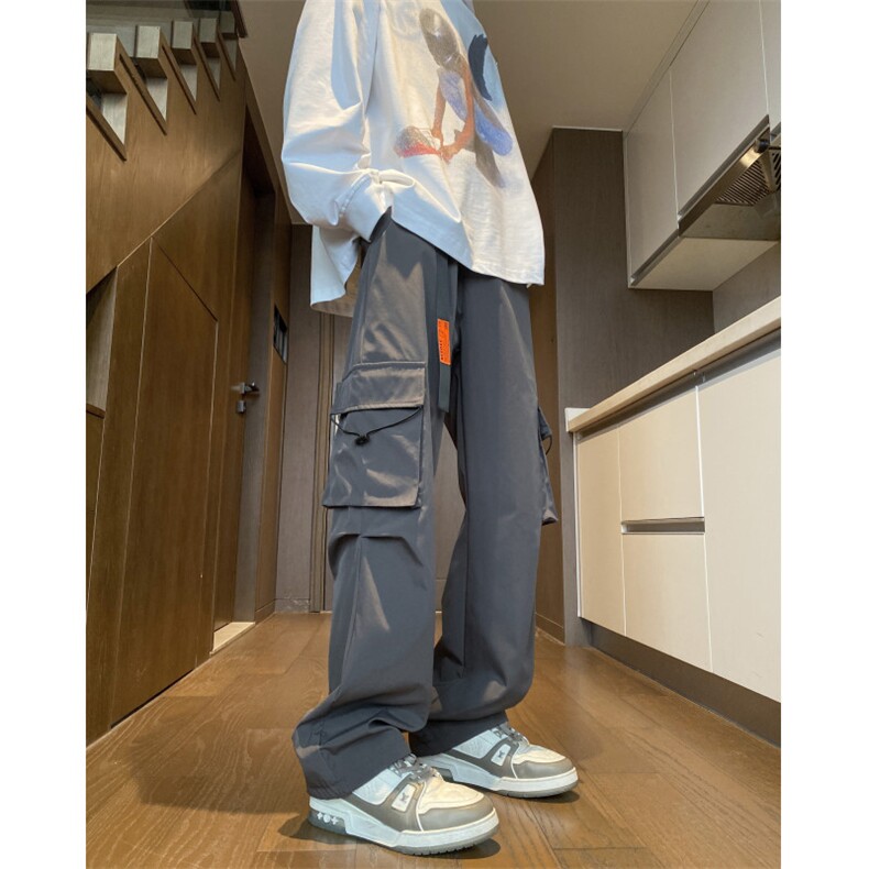 抖音品质春季长裤机能调节控宽松冲锋裤B315-K24015-特p35控68,男装休闲裤,电商B315