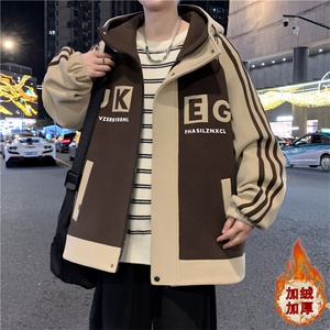 奥利绒加厚外套男士青少年棉衣图片