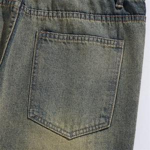 美式复古潮牌宽松微喇高街直筒裤男生工装XZ225-3-CK903-P55控75图片