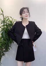 春款新款手工明线缝制小外套黑杏两色，其它，瑟拉·女人缘