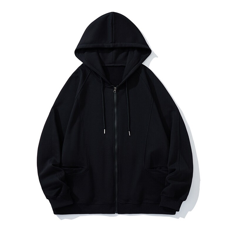 潮春季情侣嘻哈拉链开衫宽松休闲连帽卫衣HY272P75控108,男装卫衣,电商A140（原A102B-1）