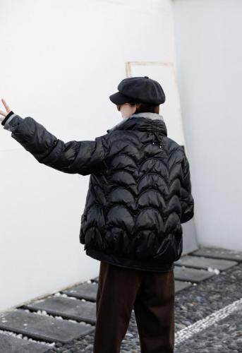 【现货】冬季新款，欧版宽松洋气显瘦羽绒服，女装羽绒服，东洋天堂之花