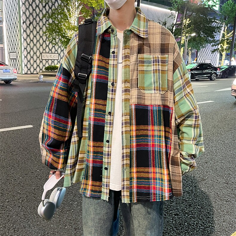 2023青春流行长袖立领新款夹克潮牌潮流卫衣气质男潮秋季,男装衬衫,星座716-3