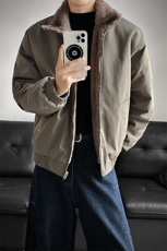情侣装两面穿双色貂毛座山雕棉衣冬季男装大码外套S530特118，男装棉衣，电商A233-1