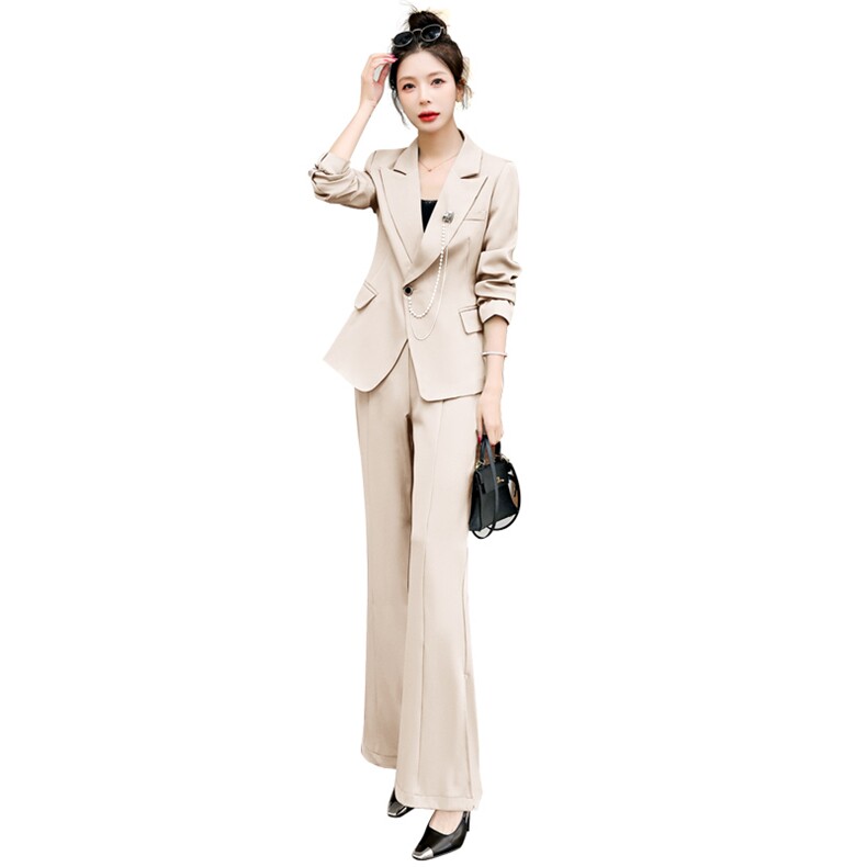 现货职业减龄西装套装女秋新款时尚气质女神范工作服两件套,女装套装/套裙,韩美纤衣