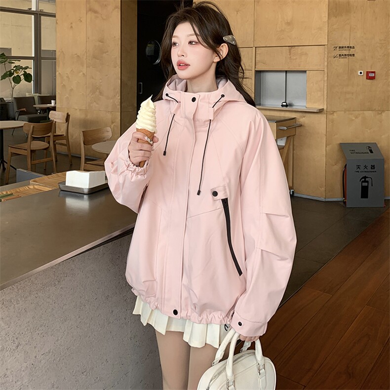 2025新款大货已出春款外套2C-216-W2032-P140-K198-苹果绿+慕斯粉,女装短外套,2C216