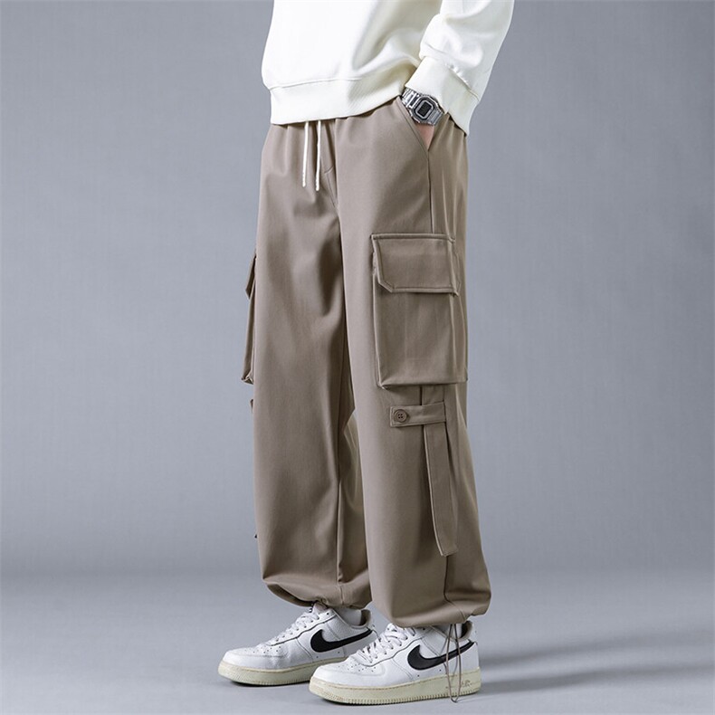 春季新款宽松大码工装裤男直筒阔腿休闲裤217-2-NK151-特P50,男装休闲裤,星座217-2