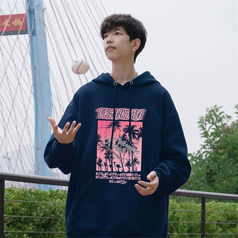 2025秋季男潮流休闲新款wlcm4089纯棉连帽特批35控59,男装卫衣,星座605(原A050)