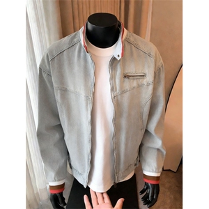 春秋美式cleanfit牛仔外套男女高级感痞帅底特律夹克JK89644-p79图片