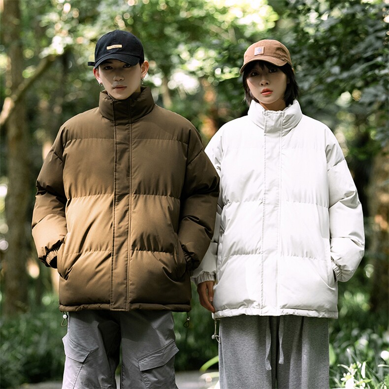 主推！三防面料加绒加厚立领大码棉衣羽绒服男 MY1266-特批68图片